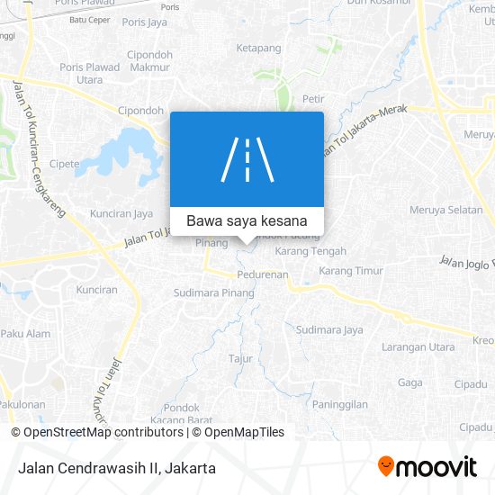 Peta Jalan Cendrawasih II