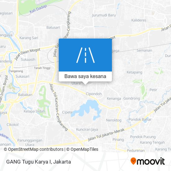 Peta GANG Tugu Karya I