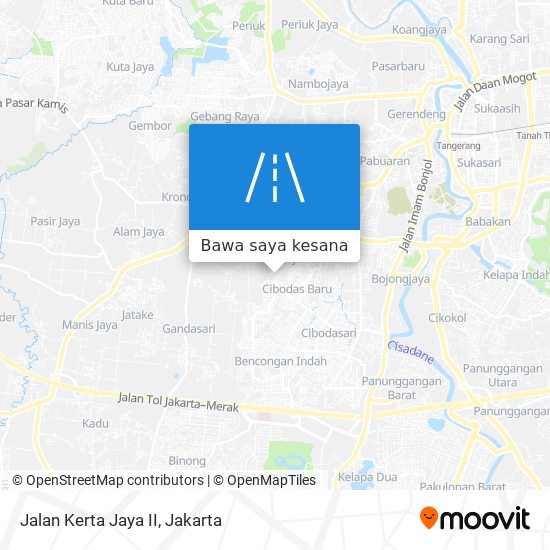 Peta Jalan Kerta Jaya II