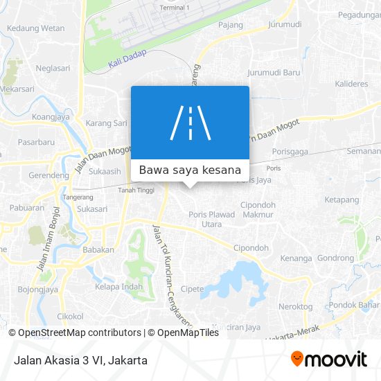 Peta Jalan Akasia 3 VI