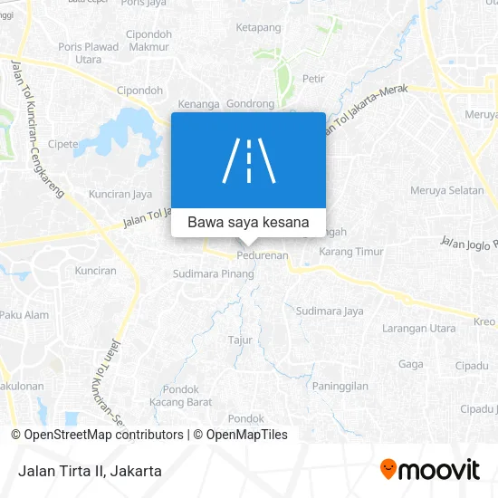 Peta Jalan Tirta II