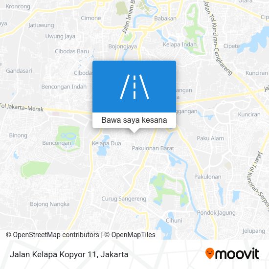 Peta Jalan Kelapa Kopyor 11