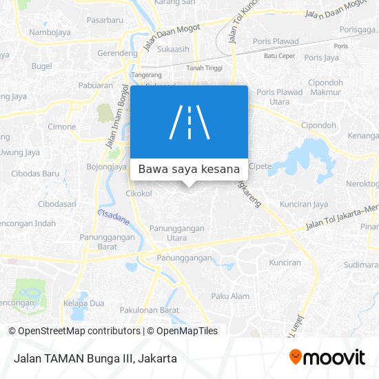 Peta Jalan TAMAN Bunga III