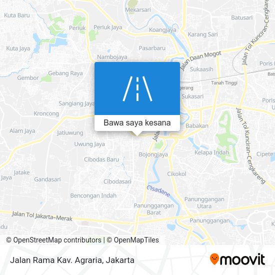 Peta Jalan Rama Kav. Agraria