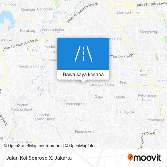 Peta Jalan Kol Soeroso X