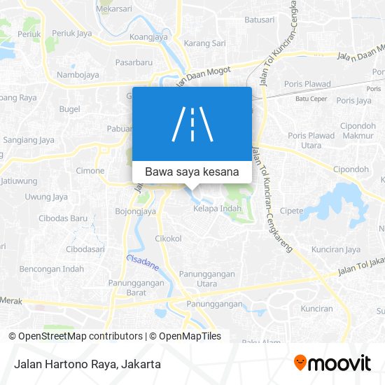 Peta Jalan Hartono Raya