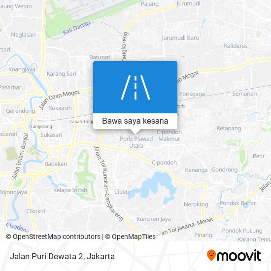 Peta Jalan Puri Dewata 2