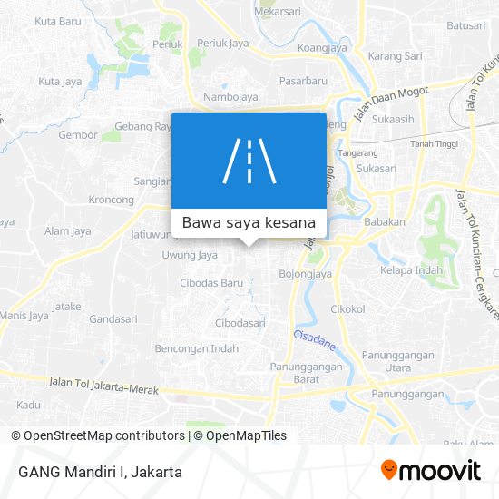 Peta GANG Mandiri I