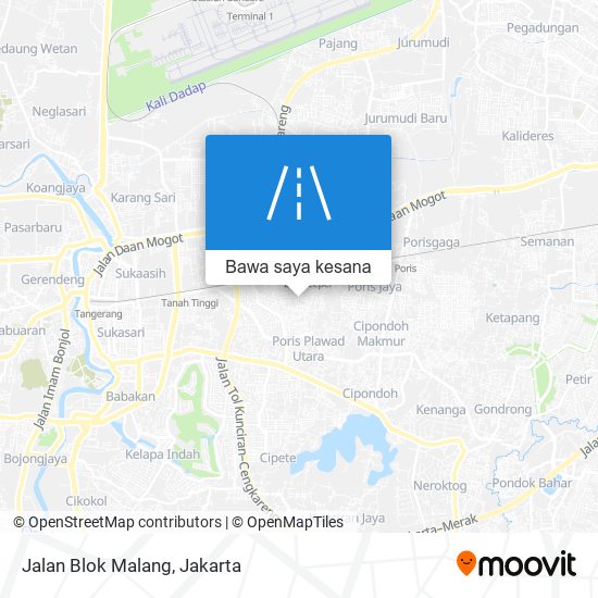 Peta Jalan Blok Malang