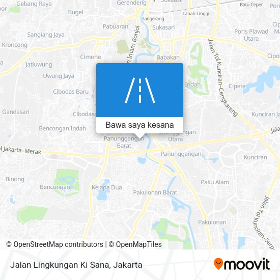 Peta Jalan Lingkungan Ki Sana