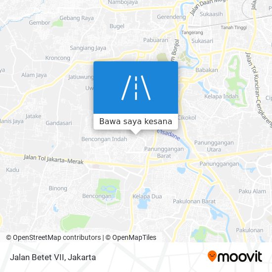 Peta Jalan Betet VII