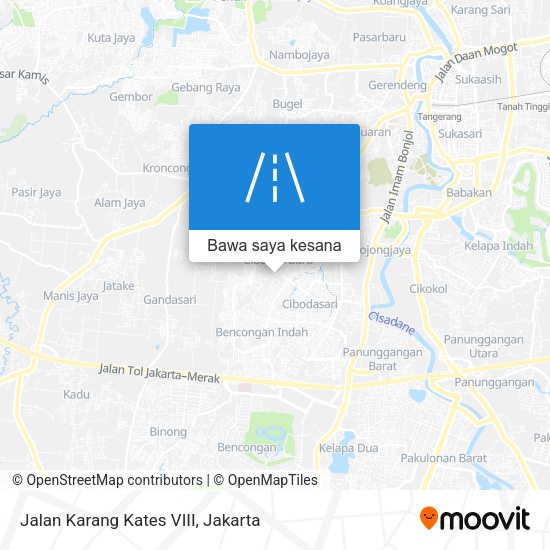 Peta Jalan Karang Kates VIII