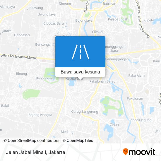 Peta Jalan Jabal Mina I
