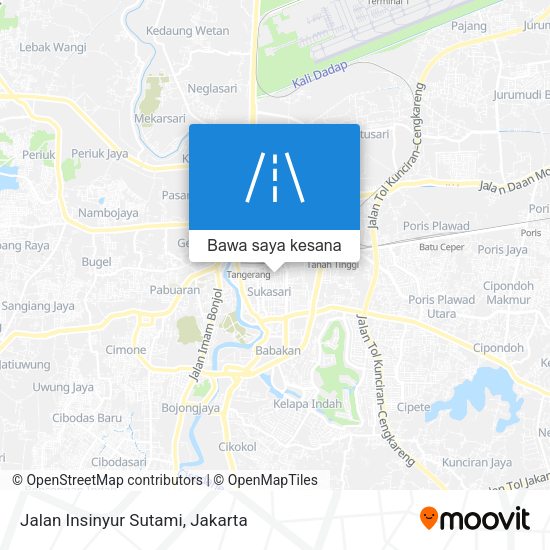 Peta Jalan Insinyur Sutami