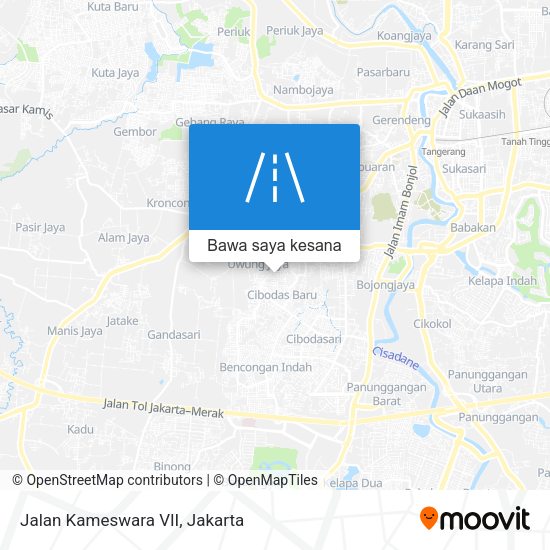 Peta Jalan Kameswara VII