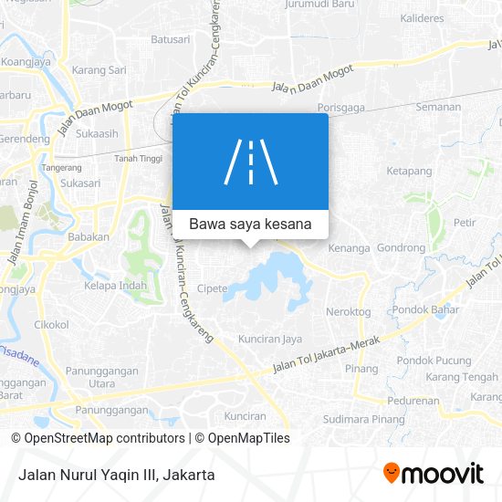 Peta Jalan Nurul Yaqin III