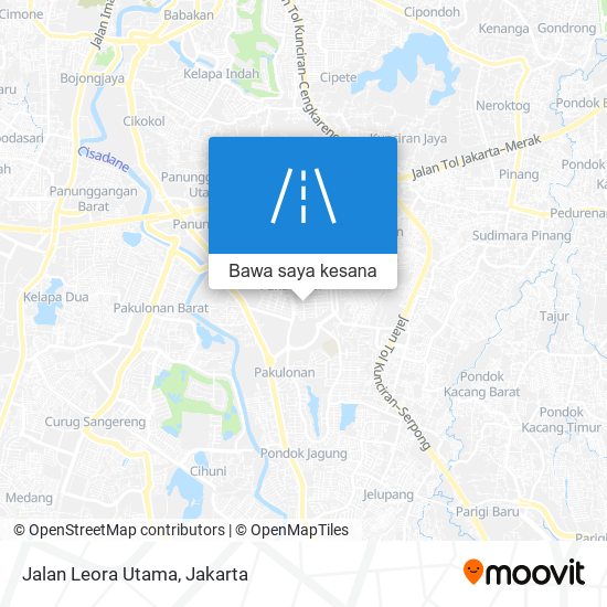 Peta Jalan Leora Utama