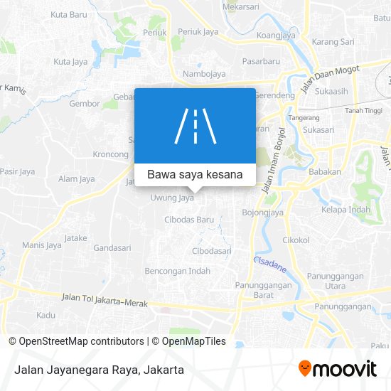Peta Jalan Jayanegara Raya
