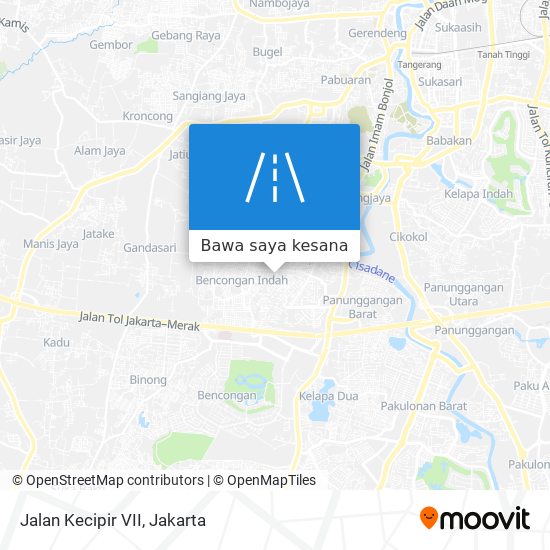 Peta Jalan Kecipir VII