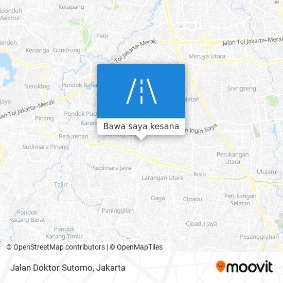 Peta Jalan Doktor Sutomo