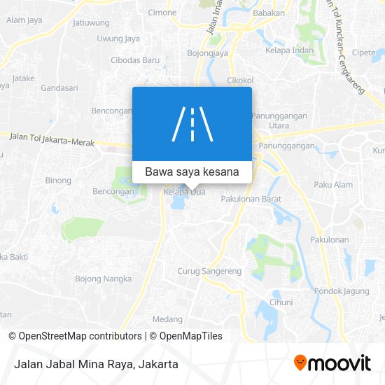 Peta Jalan Jabal Mina Raya