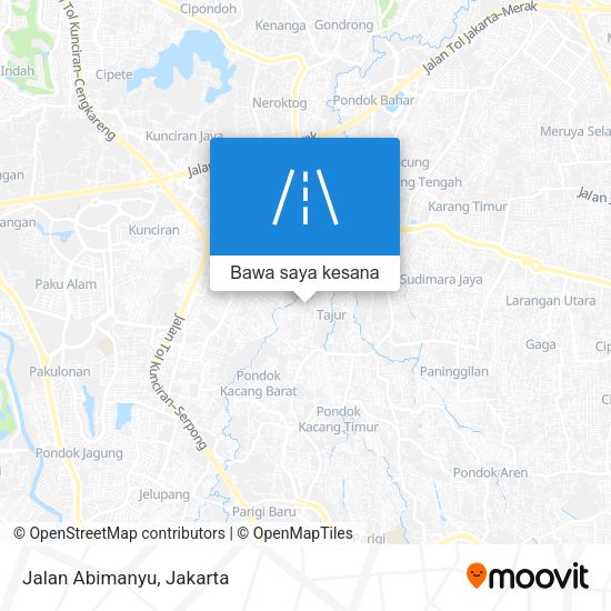 Peta Jalan Abimanyu