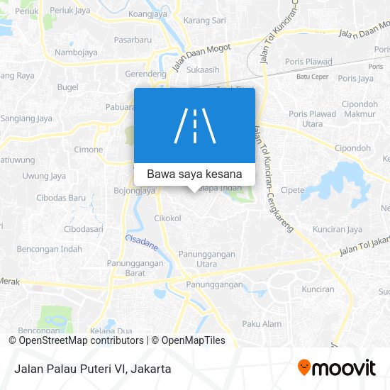 Peta Jalan Palau Puteri VI