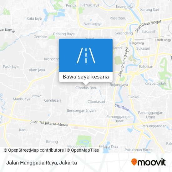 Peta Jalan Hanggada Raya