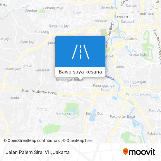 Peta Jalan Palem Sirai VII