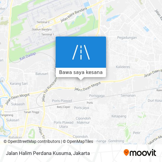 Peta Jalan Halim Perdana Kusuma