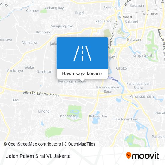 Peta Jalan Palem Sirai VI