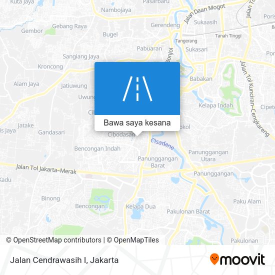 Peta Jalan Cendrawasih I