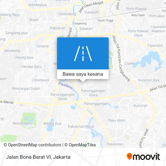 Peta Jalan Bona Barat VI
