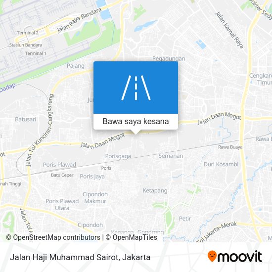 Peta Jalan Haji Muhammad Sairot