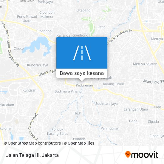 Peta Jalan Telaga III