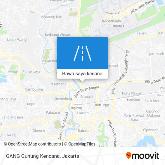 Peta GANG Gunung Kencana