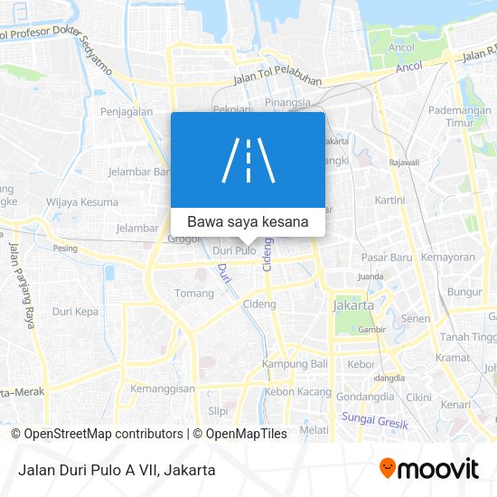 Peta Jalan Duri Pulo A VII