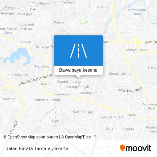 Peta Jalan Barata Tama V