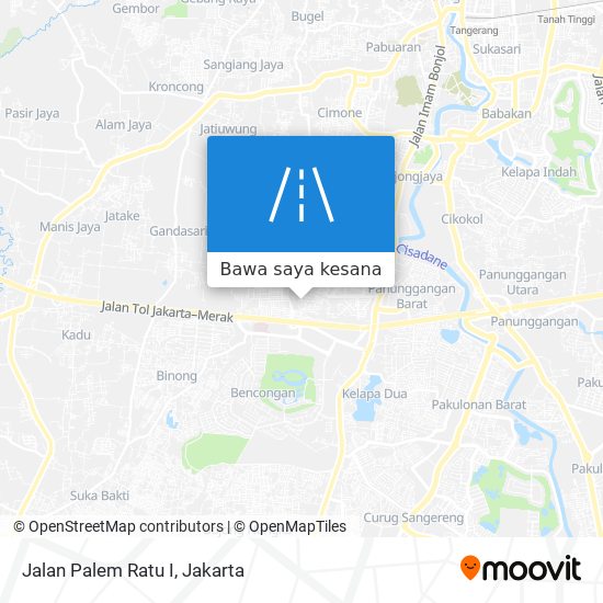 Peta Jalan Palem Ratu I