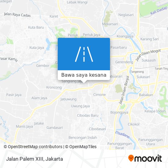 Peta Jalan Palem XIII