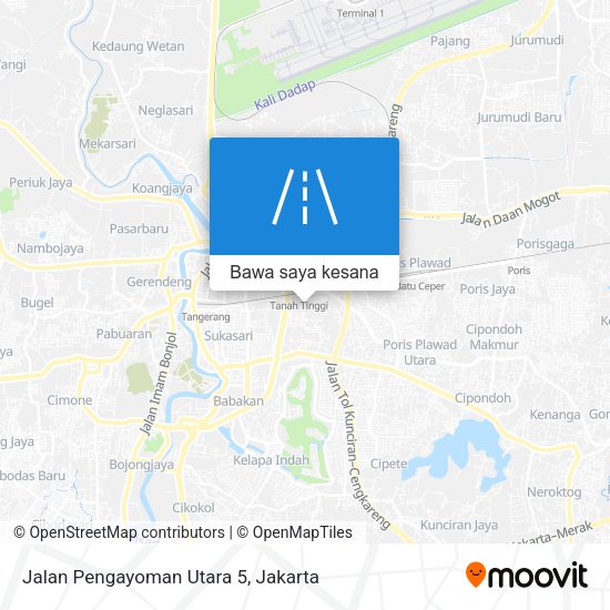 Peta Jalan Pengayoman Utara 5