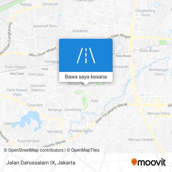 Peta Jalan Darussalam IX