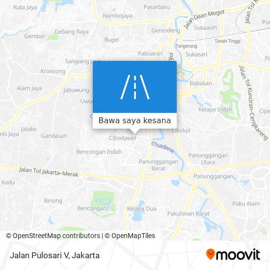 Peta Jalan Pulosari V