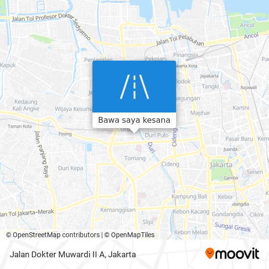 Peta Jalan Dokter Muwardi II A