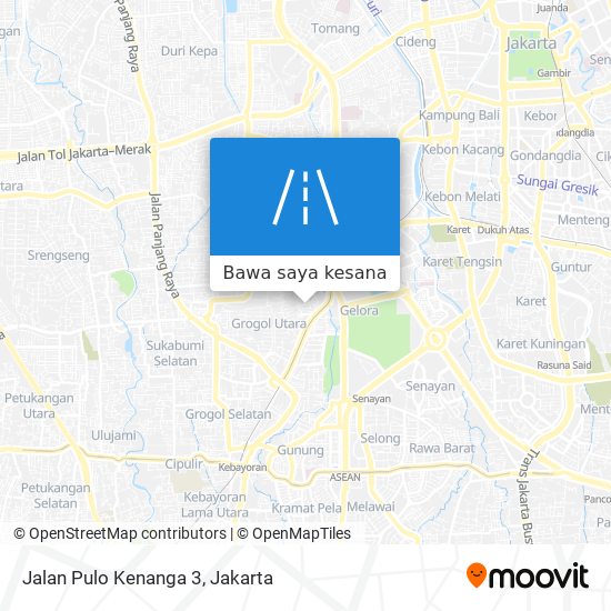 Peta Jalan Pulo Kenanga 3