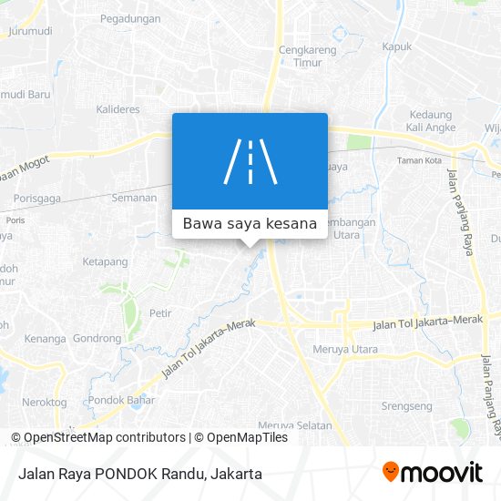 Peta Jalan Raya PONDOK Randu