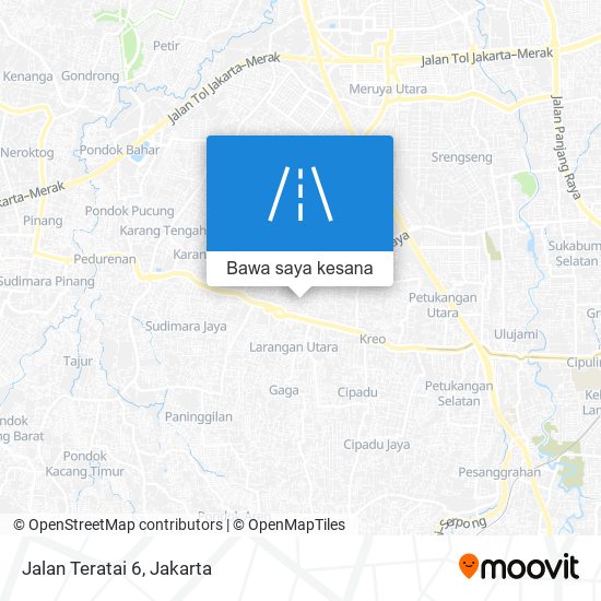 Peta Jalan Teratai 6