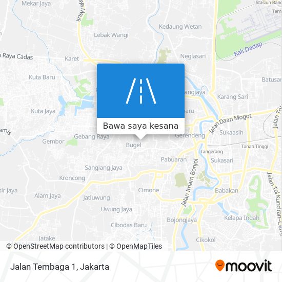 Peta Jalan Tembaga 1