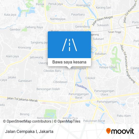 Peta Jalan Cempaka I