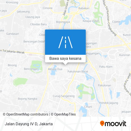 Peta Jalan Dayung IV D